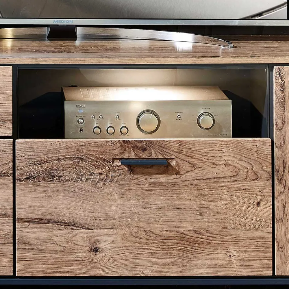 Wohnen Wohnzimmer Design Wohnwand Möbelset - Xindus (vierteilig)