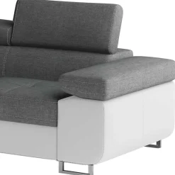 Wohnen Wohnzimmer Funktionsecke in Grau und Weiß - Snake