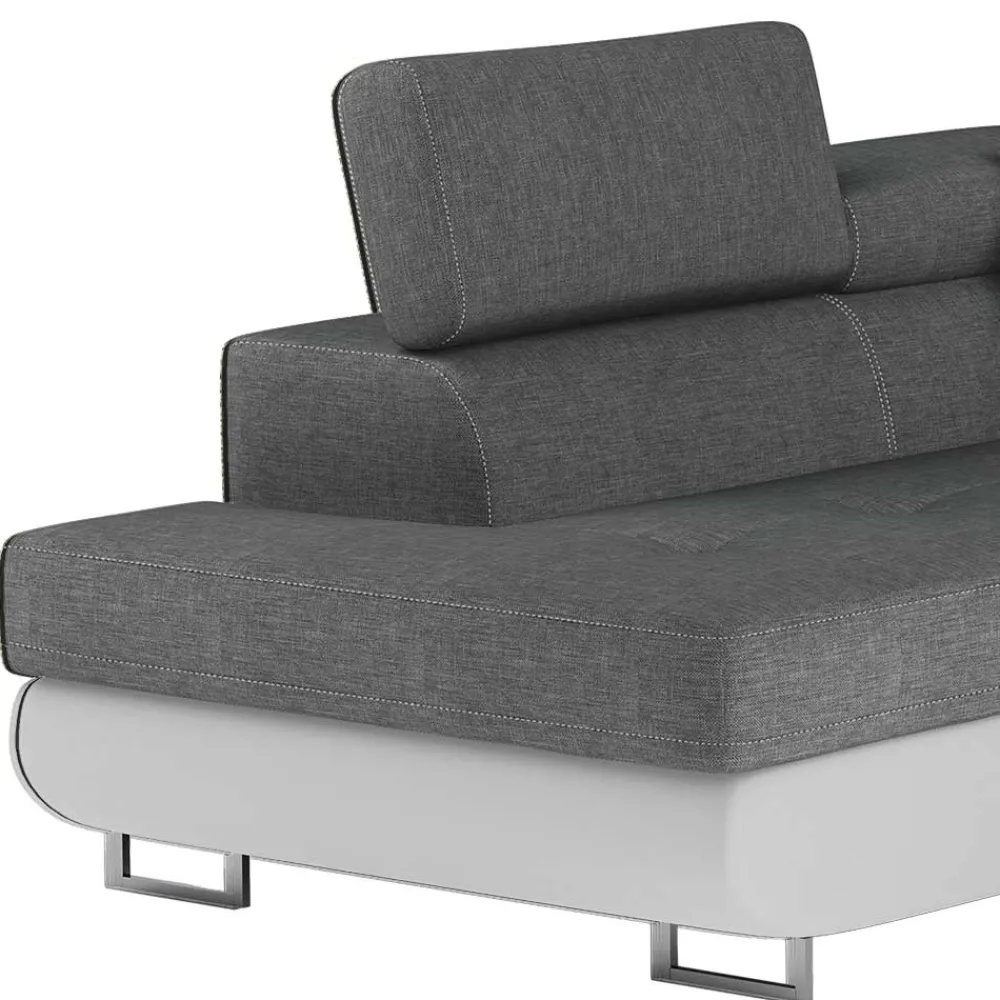 Wohnen Wohnzimmer Funktionsecke in Grau und Weiß - Snake