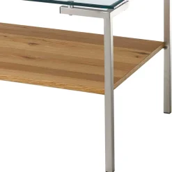 Wohnen Wohnzimmer Glastisch mit Vierfußgestell - Habic