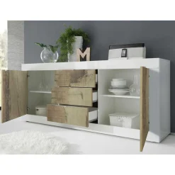 Wohnen Wohnzimmerschränke|Wohnwände*Wohnzimmer Highboard & Sideboard - Olvenion (zweiteilig)