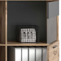 Wohnen Wohnzimmer Highboard mit Glaseinsätzen - Lucios