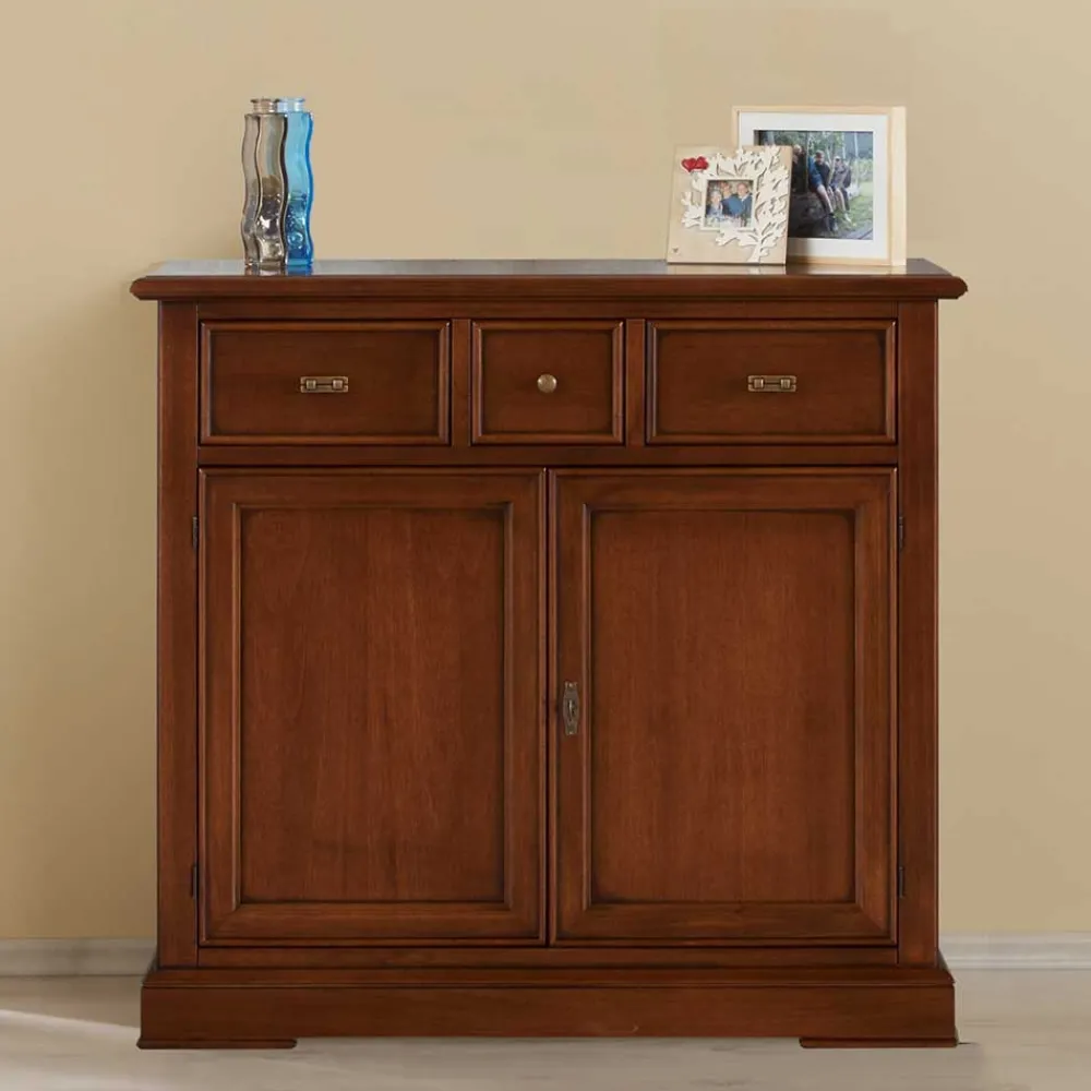 Wohnen Wohnzimmer Kommode in Walnussfarben Antik - Istefanio