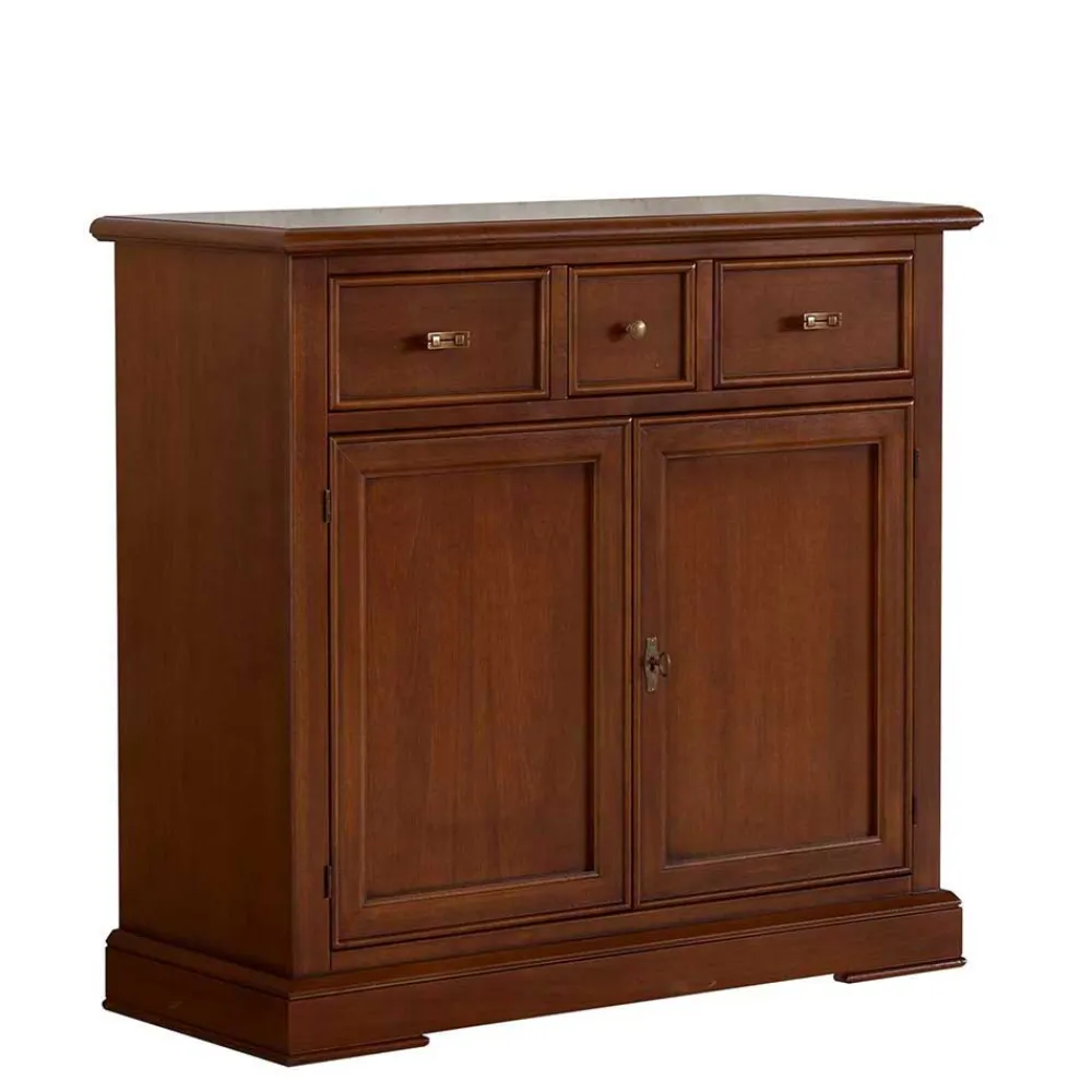 Wohnen Wohnzimmer Kommode in Walnussfarben Antik - Istefanio