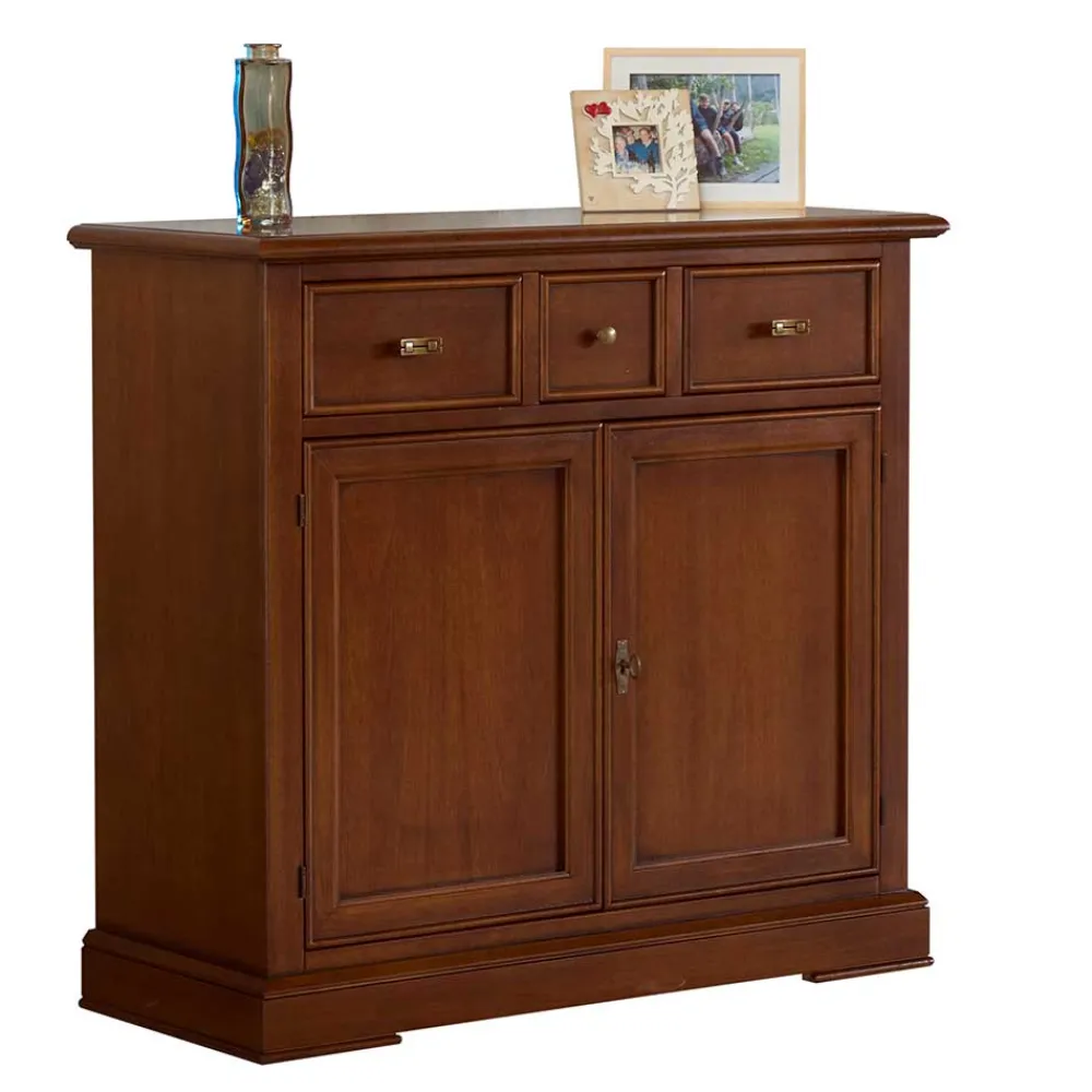 Wohnen Wohnzimmer Kommode in Walnussfarben Antik - Istefanio