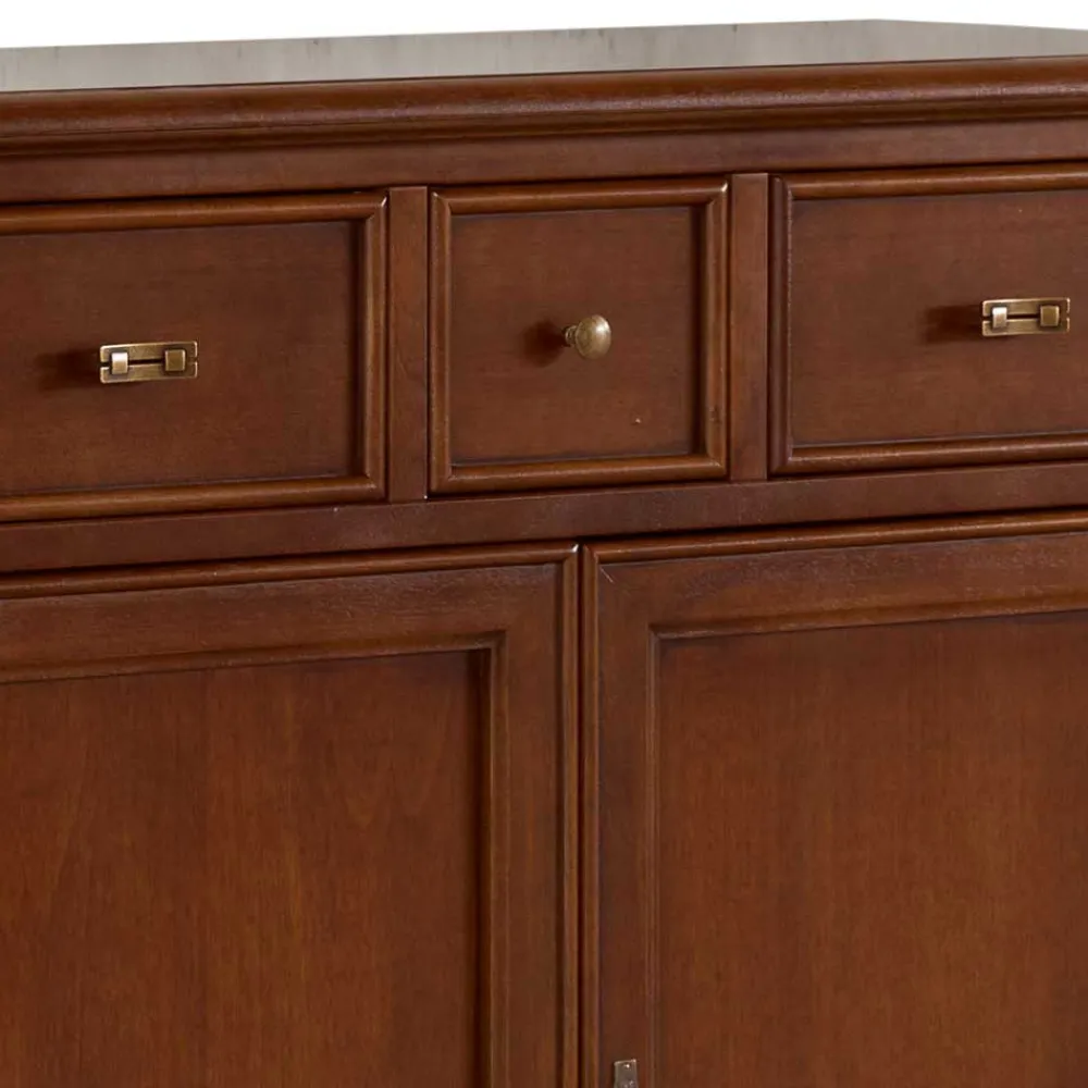 Wohnen Wohnzimmer Kommode in Walnussfarben Antik - Istefanio