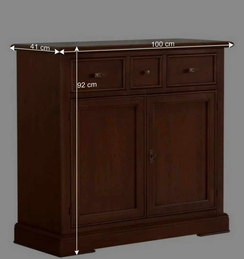 Wohnen Wohnzimmer Kommode in Walnussfarben Antik - Istefanio