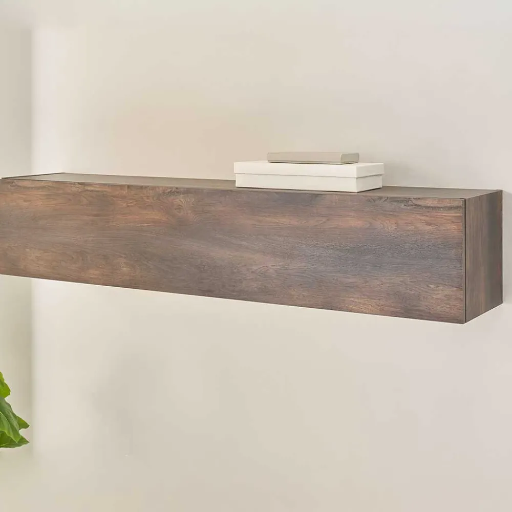 Wohnen Wohnzimmer Oberschrank in Eiche Dunkel - Mundo