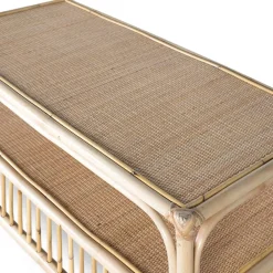 Wohnen Rattanmöbel*Wohnzimmer Rattantisch in Natur - Robin