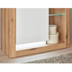 Wohnen Vitrinen|Wohnzimmer-Vitrinen*Wohnzimmer Schrank mit fünf offenen Fächern - Adejano