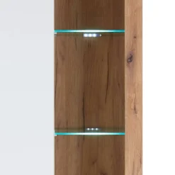 Wohnen Vitrinen|Wohnzimmer-Vitrinen*Wohnzimmer Schrank mit fünf offenen Fächern - Adejano