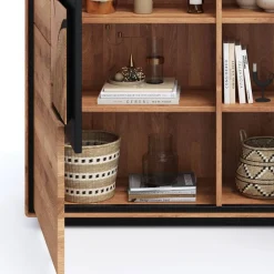 Wohnen Wohnzimmer Schrank mit Hirnholz Applikation - Shipper