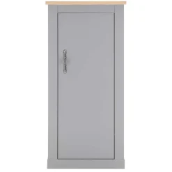 Wohnen Graue Möbel|Wohnzimmerschränke*Wohnzimmer Schränke & Regal in Lichtgrau - Buleta (vierteilig)