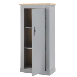 Wohnen Graue Möbel|Wohnzimmerschränke*Wohnzimmer Schränke & Regal in Lichtgrau - Buleta (vierteilig)