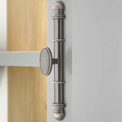 Wohnen Graue Möbel|Wohnzimmerschränke*Wohnzimmer Schränke & Regal in Lichtgrau - Buleta (vierteilig)