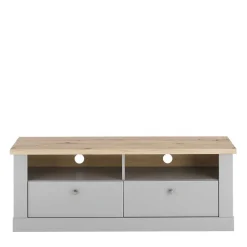 Wohnen Graue Möbel|Wohnzimmerschränke*Wohnzimmer Schränke & Regal in Lichtgrau - Buleta (vierteilig)