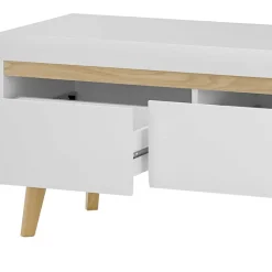 Wohnen Skandinavische Möbel|Wohnzimmerschränke*Wohnzimmer Schränke und Wandboard Set - Ginko (vierteilig)