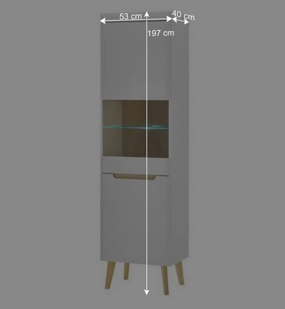 Wohnen Skandinavische Möbel|Wohnzimmerschränke*Wohnzimmer Schränke und Wandboard Set - Ginko (vierteilig)