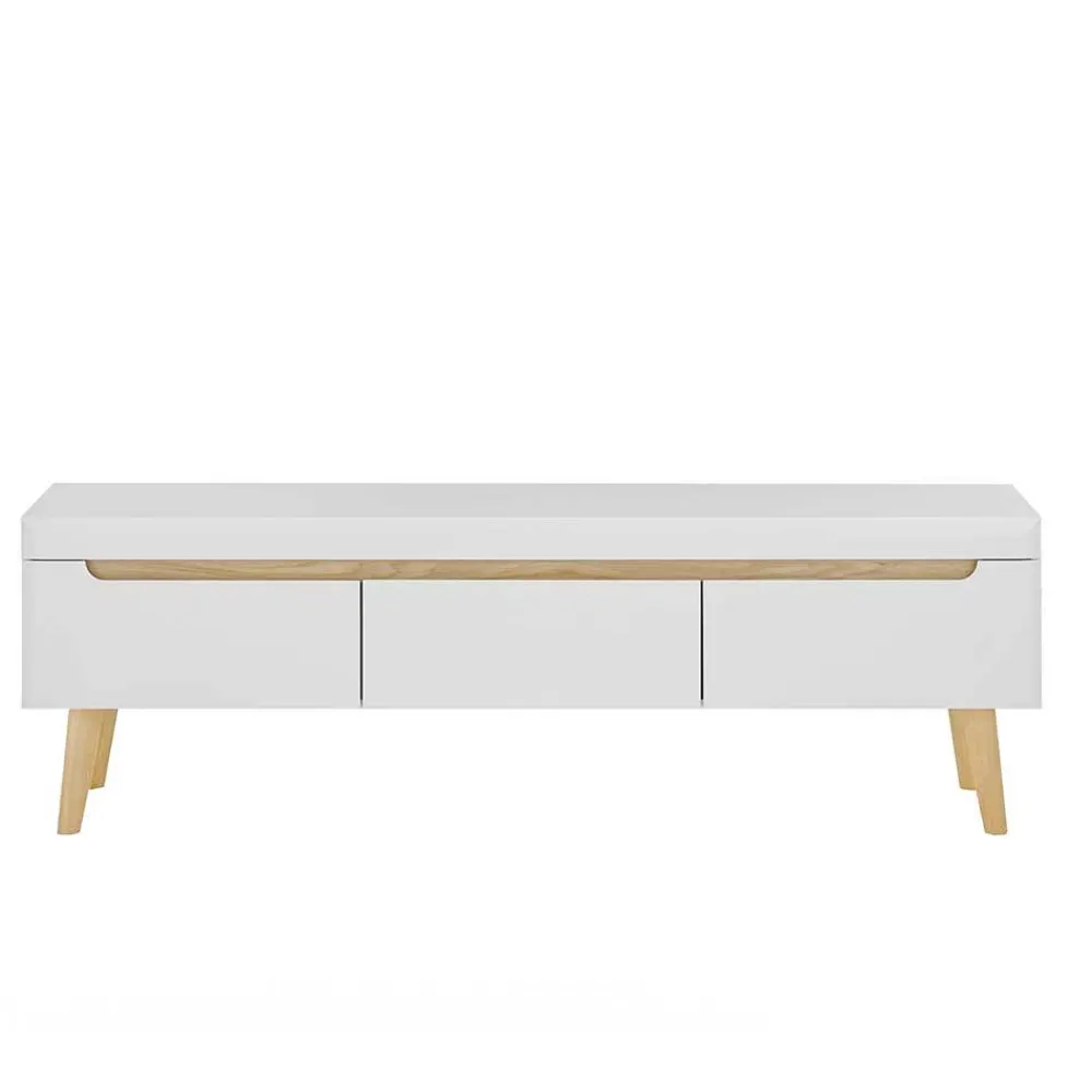 Wohnen Skandinavische Möbel|Wohnzimmerschränke*Wohnzimmer Schränke und Wandboard Set - Ginko (vierteilig)