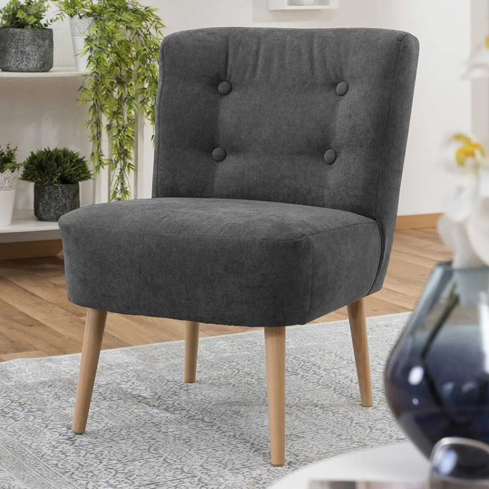 Wohnen Wohnzimmer Sessel in Anthrazit - Rionja