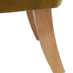 Wohnen Wohnzimmer Sessel in Gelb Veloursbezug - Rosario