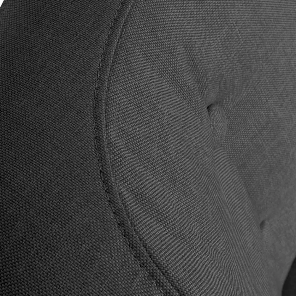 Wohnen Schwarze Möbel|Retro Möbel*Wohnzimmer Sessel in Schwarz Stoffbezug - Adaliz