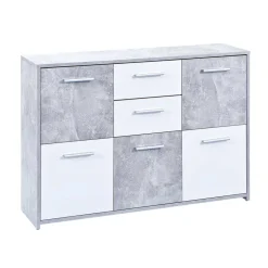 Wohnen Wohnzimmer Sideboard Poesenna in Weiß