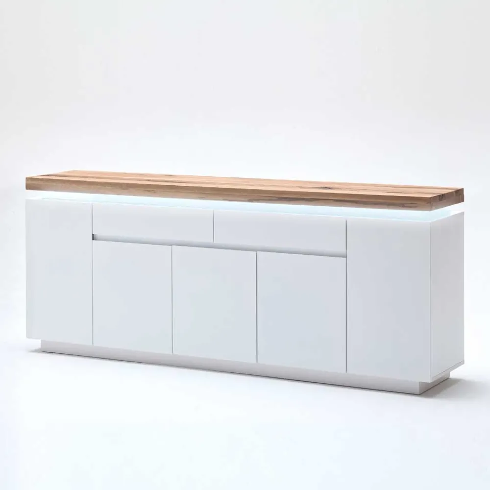 Wohnen Wohnzimmer Sideboard Zelda mit LED Beleuchtung