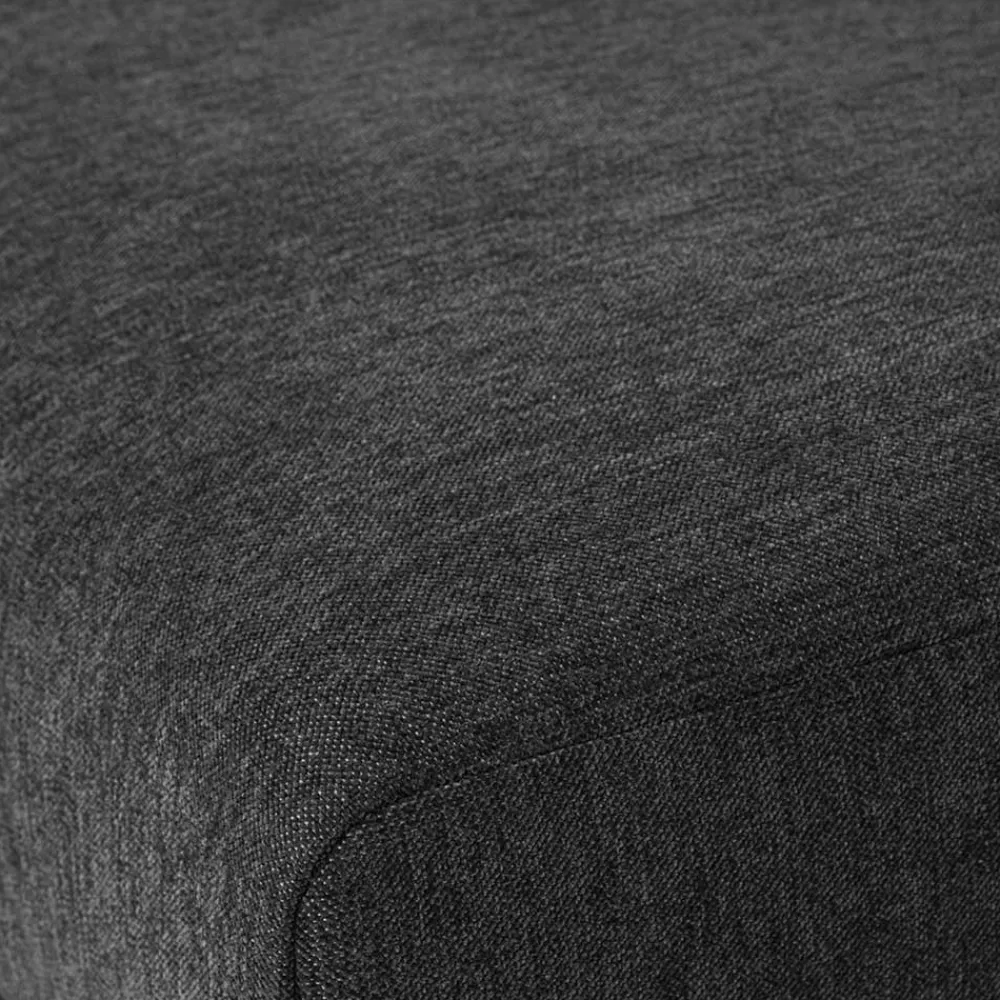 Wohnen Wohnzimmer Sitzhocker in Dunkelgrau - Marietta