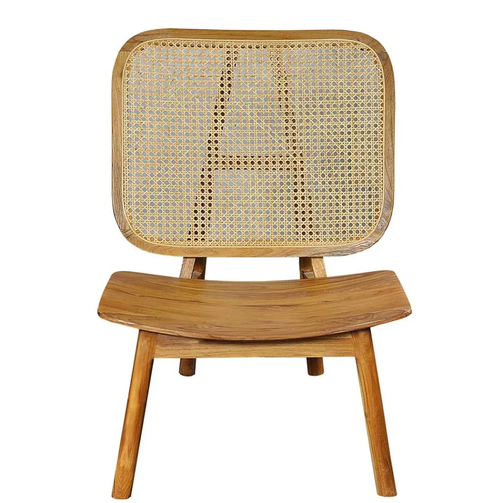 Wohnen Wohnzimmer Stuhl aus Teak Massivholz - Vivienno