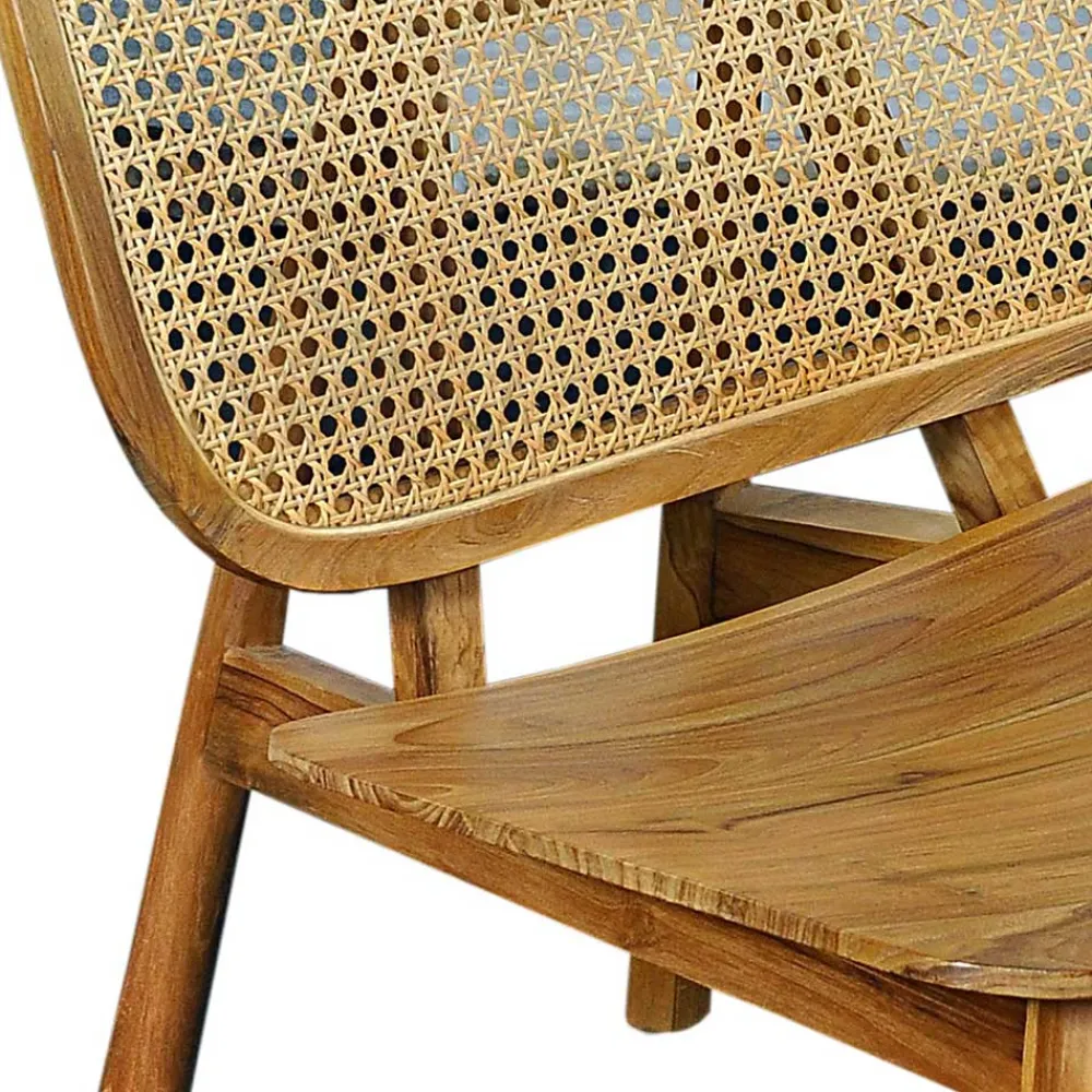 Wohnen Wohnzimmer Stuhl aus Teak Massivholz - Vivienno