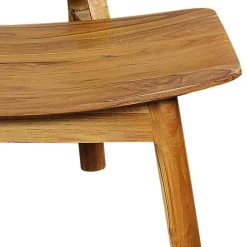 Wohnen Wohnzimmer Stuhl aus Teak Massivholz - Vivienno
