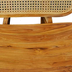 Wohnen Wohnzimmer Stuhl aus Teak Massivholz - Vivienno