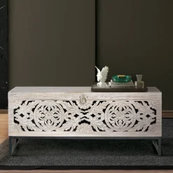 Wohnen Wohnzimmer Truhentisch im Vintage Look - Fudorus