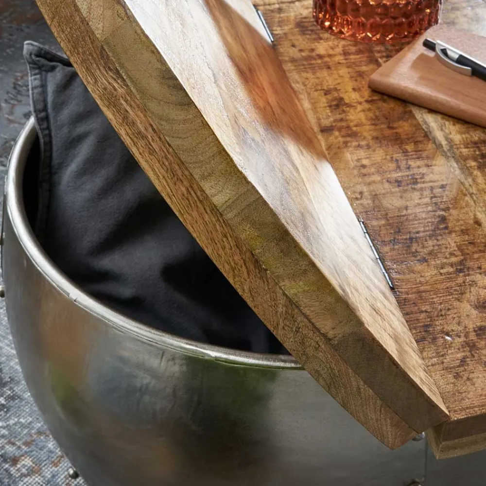 Wohnen Wohnzimmer Truhentisch im Industrial Design - Annimo