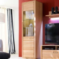 Wohnen Wohnzimmer Vitrine Athias aus Kernbuche