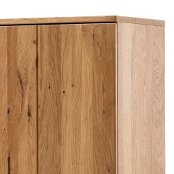 Wohnen Naturholzmöbel|Massivholzmöbel*Wohnzimmer Vitrine in Eiche Bianco geölt - Crupean