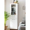 Wohnen Vitrinen|Wohnzimmer-Vitrinen*Wohnzimmer Vitrinenschrank in Weiß - Cabinda
