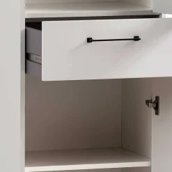 Wohnen Vitrinen|Wohnzimmer-Vitrinen*Wohnzimmer Vitrinenschrank in Weiß - Cabinda