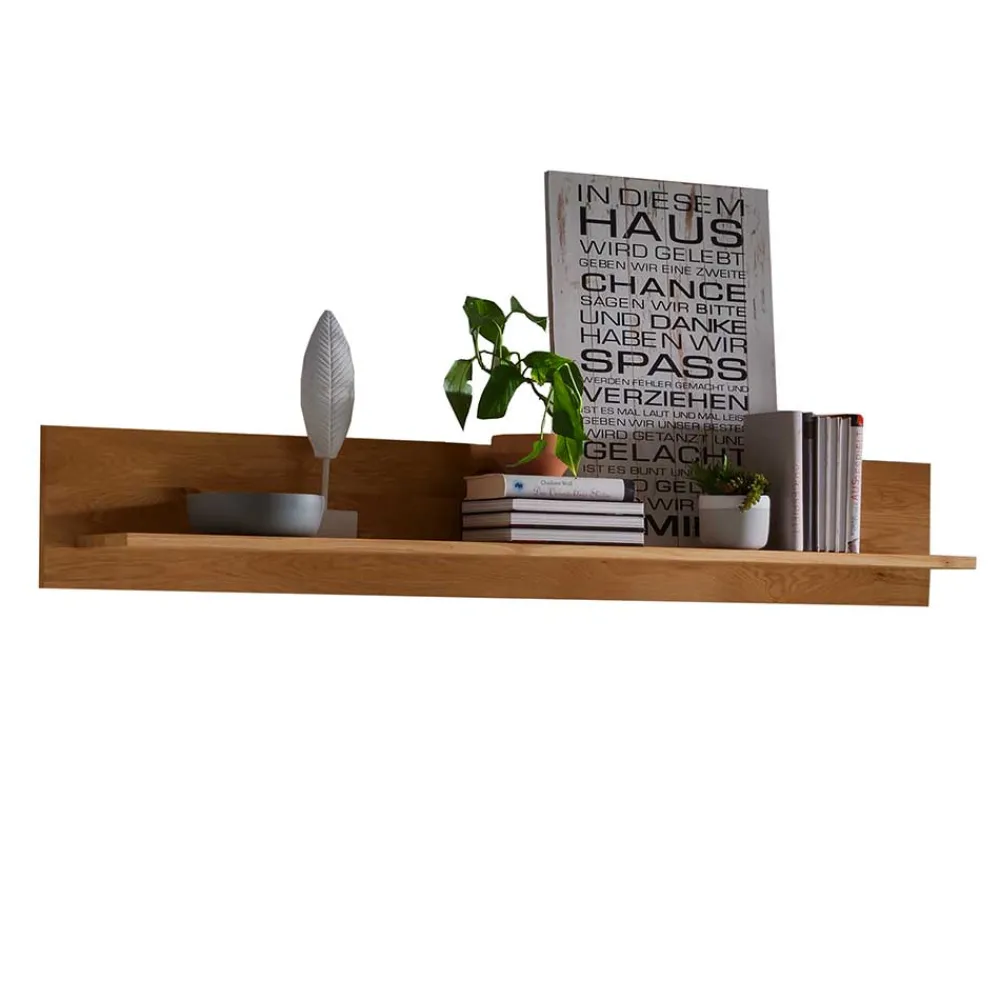 Wohnen Esszimmerregale|Regale*Wohnzimmer Wandboard aus Wildeiche Massivholz - Millena