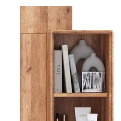 Wohnen Wohnzimmer Wandregal aus Wildeiche Massivholz - Holiday