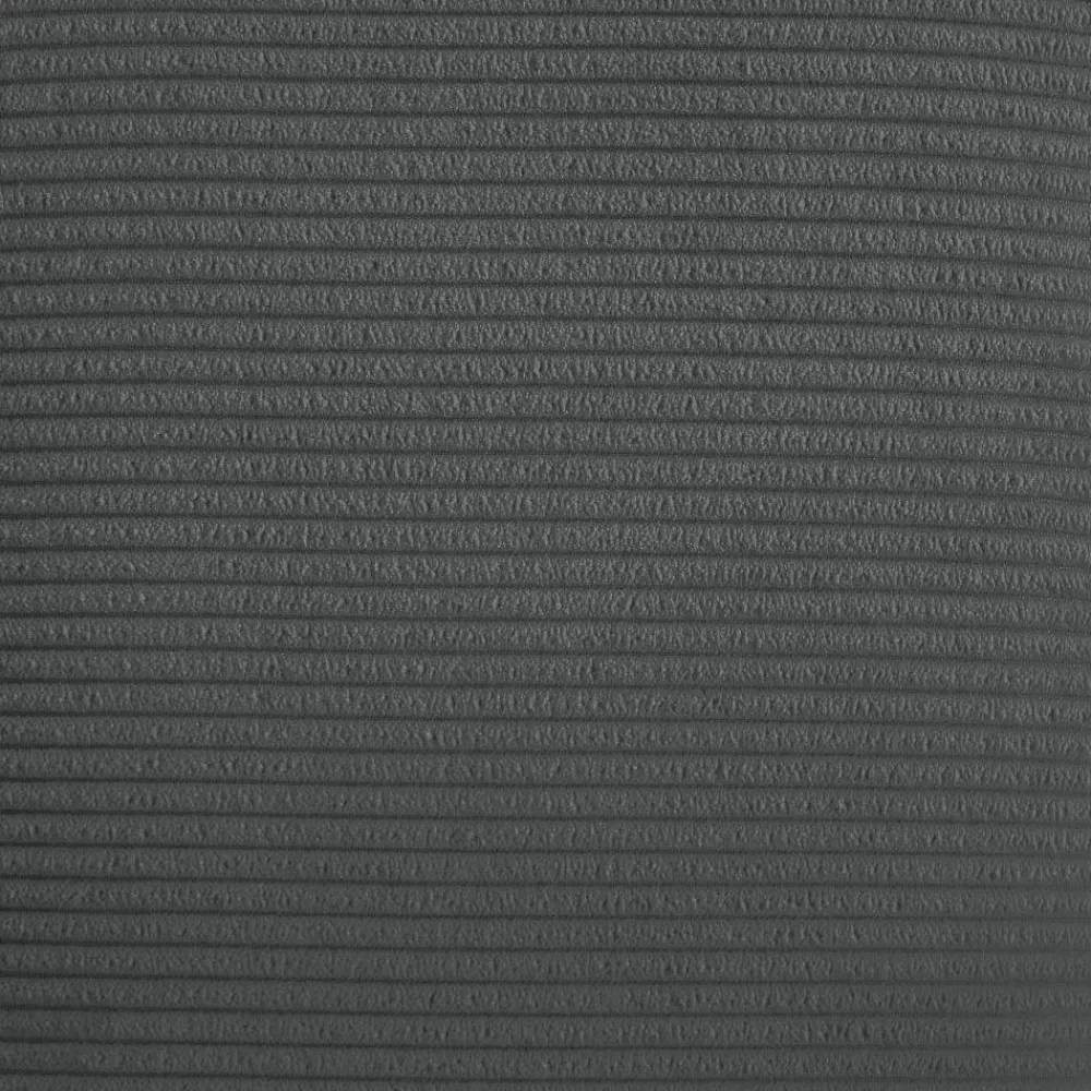 Wohnen Wohnzimmerhocker in Anthrazit Breitcord - Ruffos