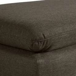 Wohnen Wohnzimmerhocker in Dunkelbraun - Faith