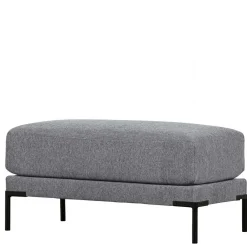 Wohnen Wohnzimmerhocker in Jeansblau Chenille - Imonas