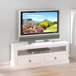 Wohnen Wohnzimmermöbel Set Rosanna in Weiß (vierteilig)