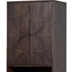 Wohnen Vitrinen|Wohnzimmer-Vitrinen*Wohnzimmerschrank in Walnussfarben - Luisa