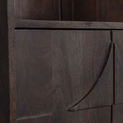 Wohnen Vitrinen|Wohnzimmer-Vitrinen*Wohnzimmerschrank in Walnussfarben - Luisa