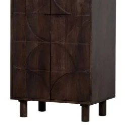 Wohnen Vitrinen|Wohnzimmer-Vitrinen*Wohnzimmerschrank in Walnussfarben - Luisa