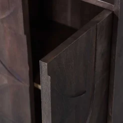 Wohnen Vitrinen|Wohnzimmer-Vitrinen*Wohnzimmerschrank in Walnussfarben - Luisa