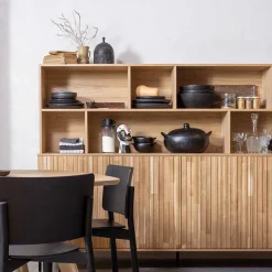 Wohnen Wohnzimmerschrank mit 4 Türen & 7 Fächern - Cegrada